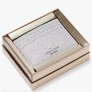Kate Spade Glitter Slim Card Holder